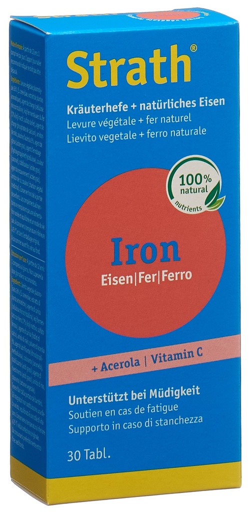 Strath Iron natürlich Eisen+Kräuterhefe 30 Stk - PICFRONT3D