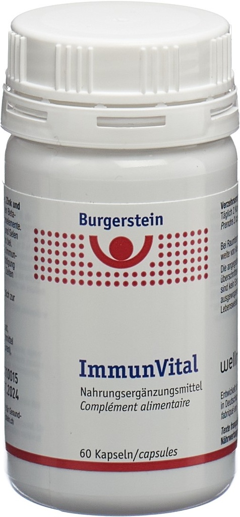 Burgerstein ImmunVital Kaps - PICFRONTTOP