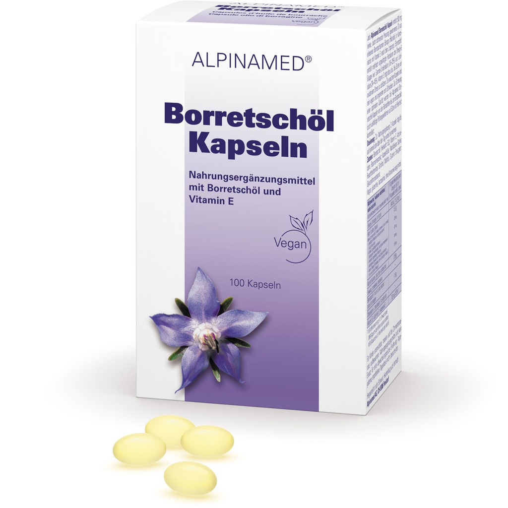Alpinamed Borretschöl (100 Kapseln)